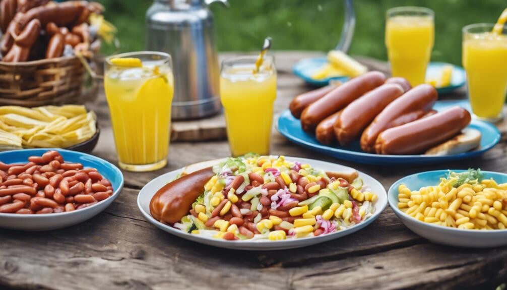 hot dog dinner sides