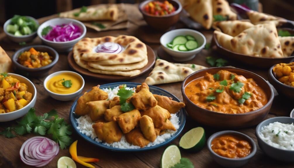 indian butter chicken sides