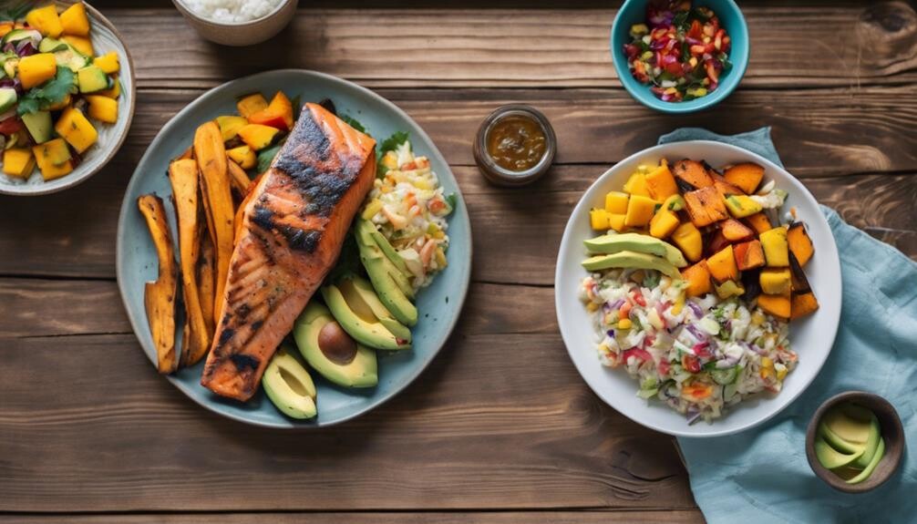 jerk salmon side dishes