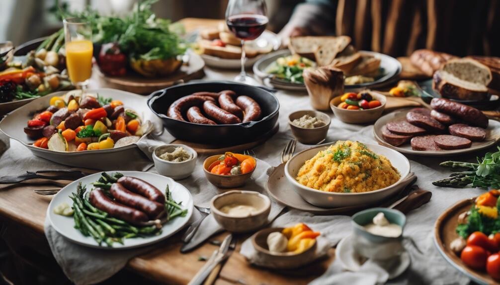 lamb sausage side dishes