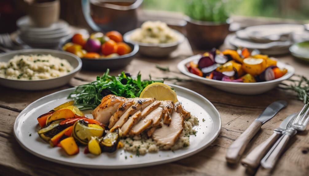 lemon rosemary chicken sides