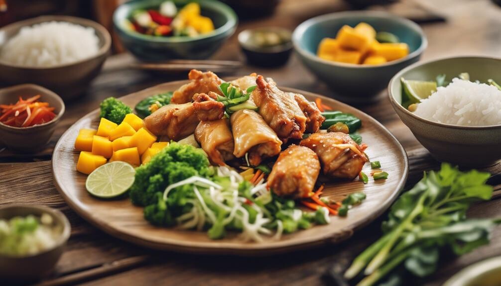 lemongrass chicken side dishes