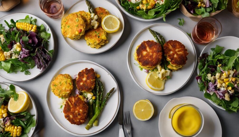 lobster cakes side dishes