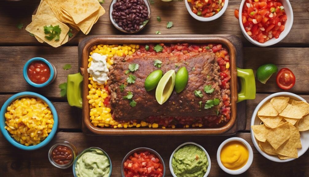 meatloaf and mexican sides