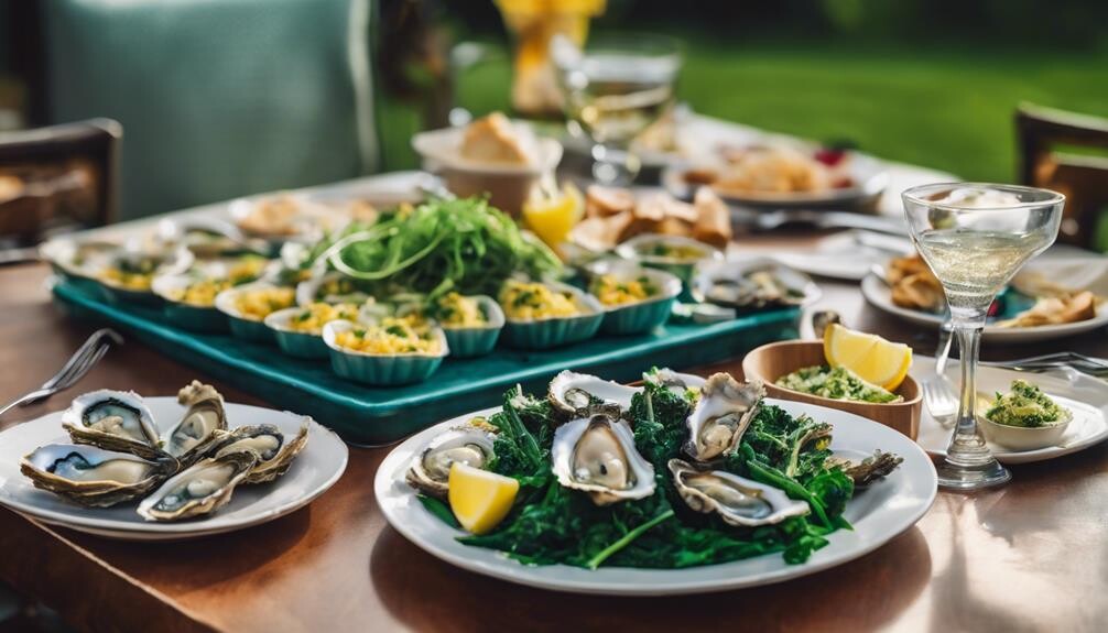 oyster rockefeller side dishes