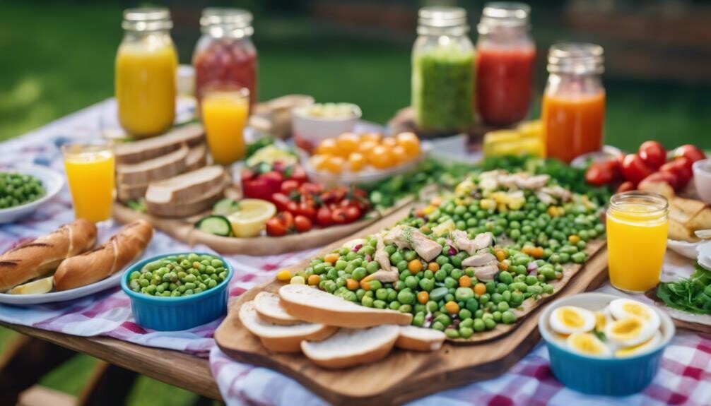 pea salad side dishes