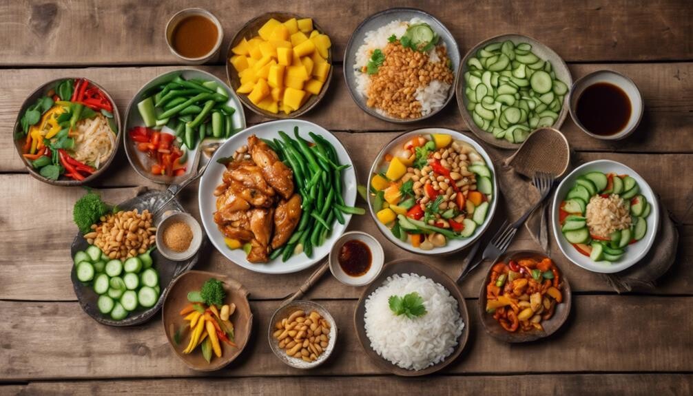 peanut chicken side dishes