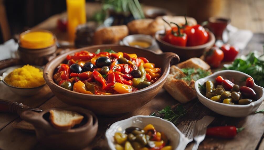 perfect accompaniments for peperonata