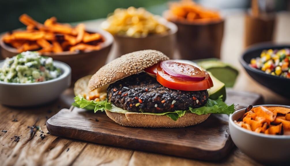 perfect pairings for bean burgers