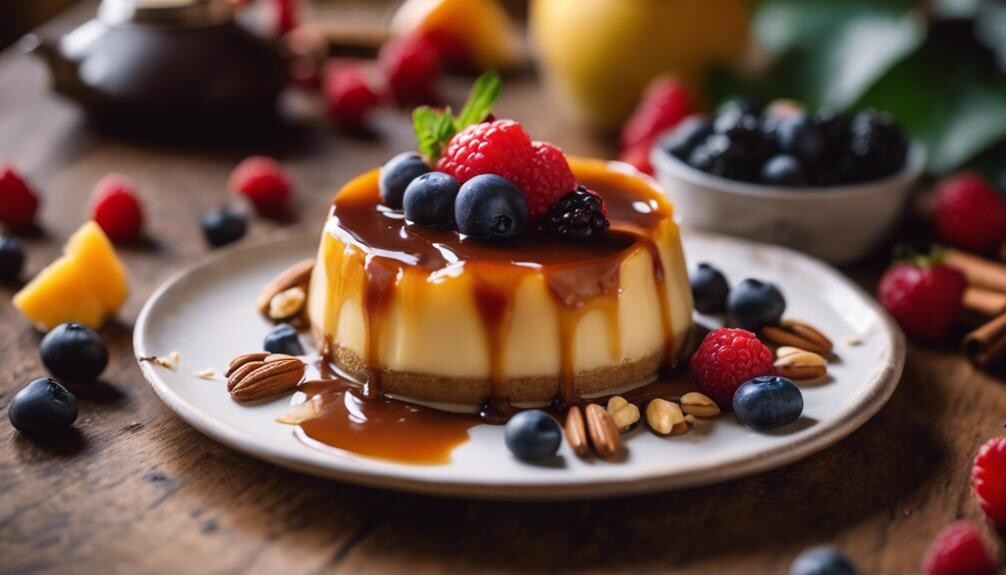 perfect pairings for flan