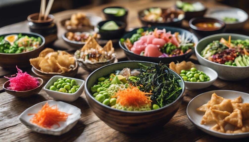 poke bowl side dishes