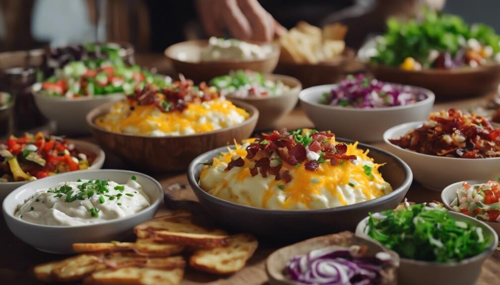 potato bar side dishes