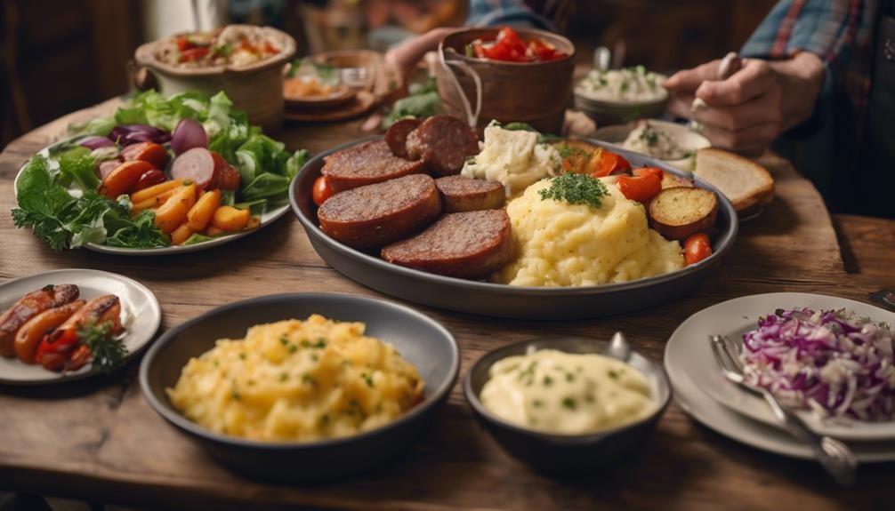 potato sausage side dishes