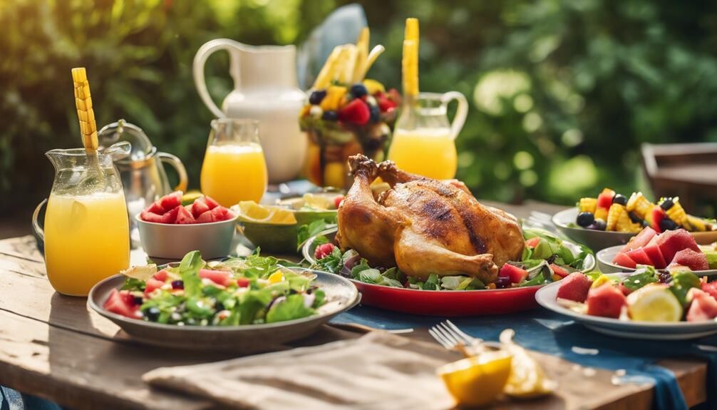 roast chicken summer sides