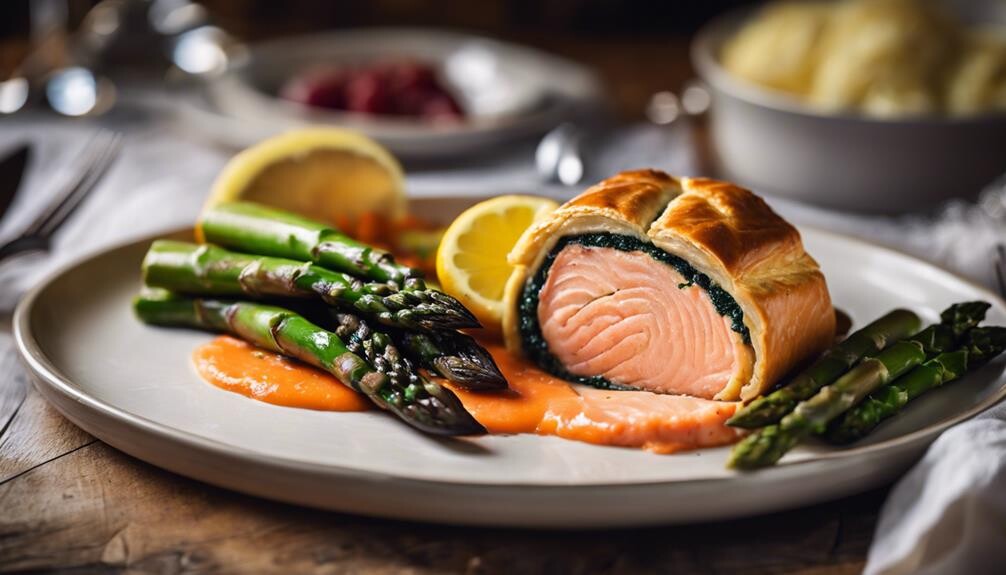 salmon wellington side dishes