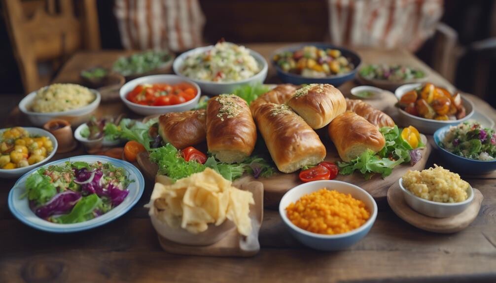 sausage roll sides galore