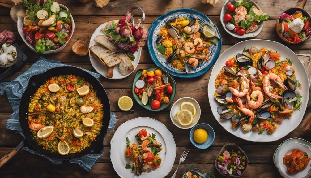 seafood paella side dishes