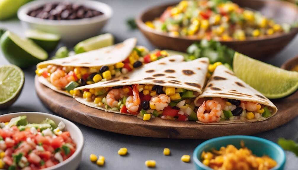 shrimp quesadilla side dishes