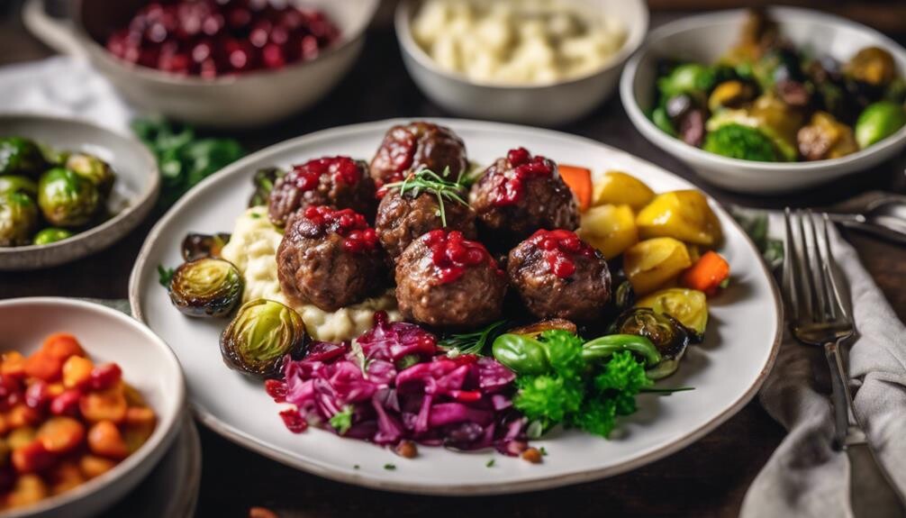 side dish ideas for cranberry meatballs