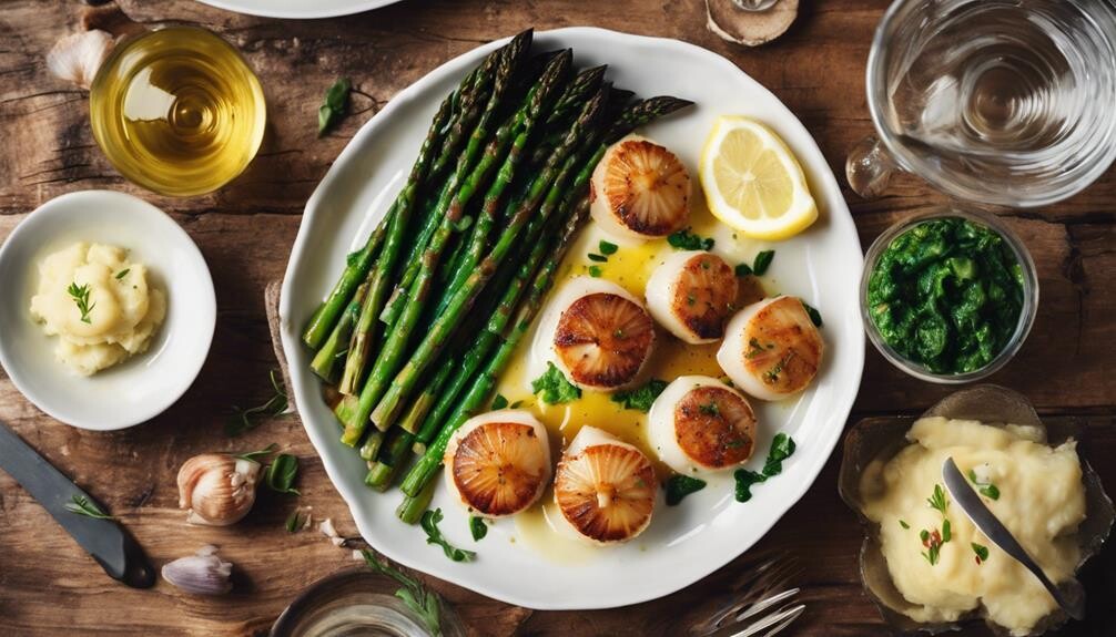 side dishes for baked scallops