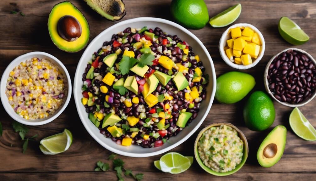 side dishes for black bean salad