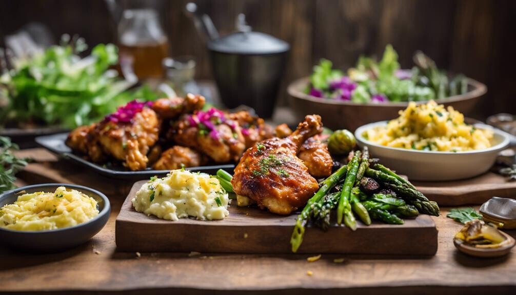 side dishes for hot honey chicken