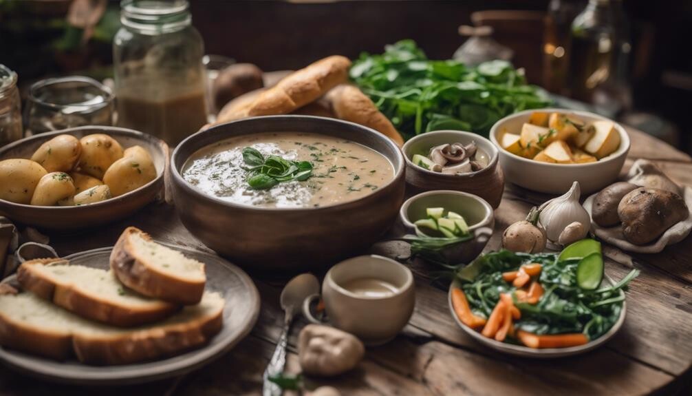 side dishes for mushroom soup
