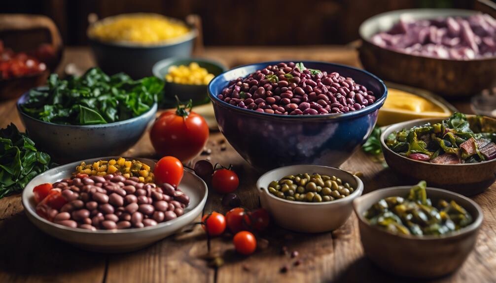 side dishes for purple hull peas