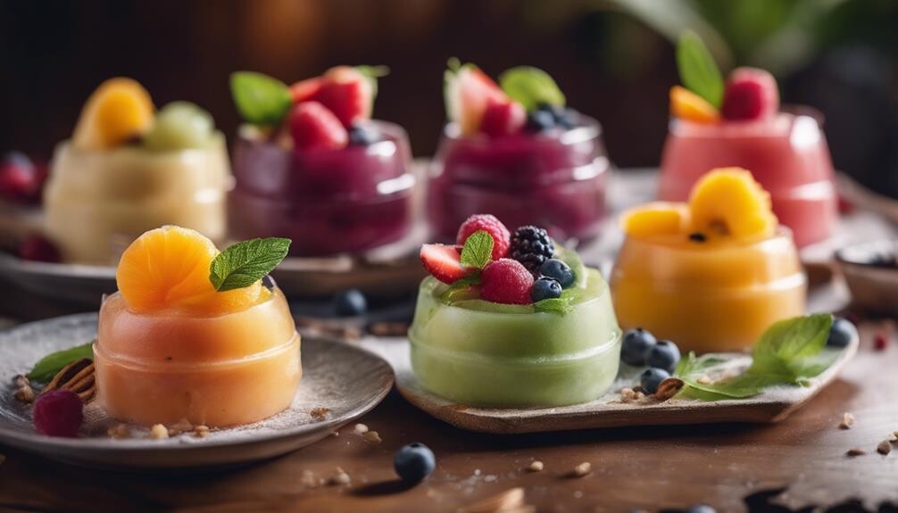 sorbet dessert side dishes