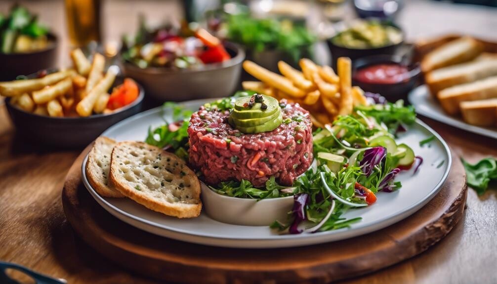steak tartare side dishes