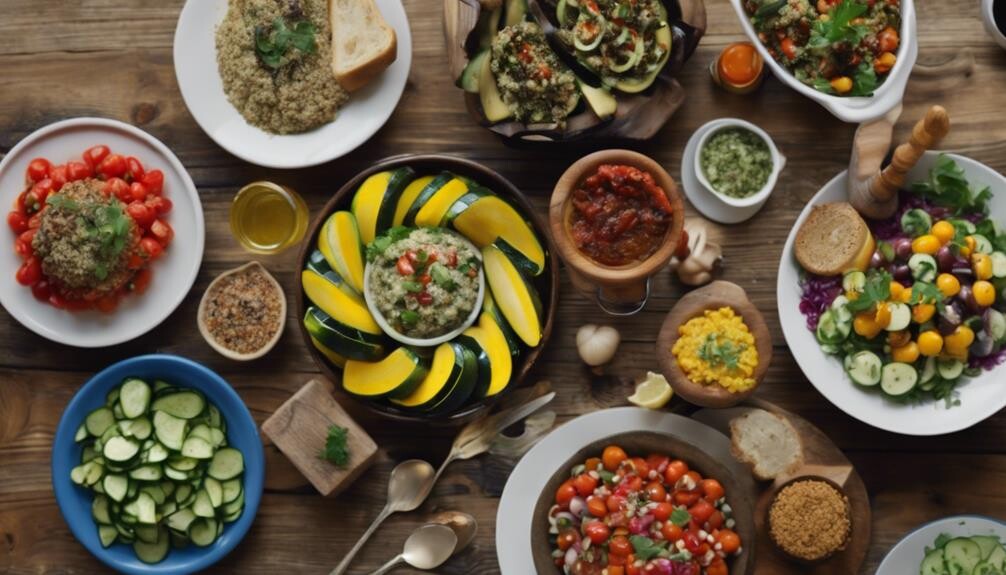 stuffed zucchini side dishes