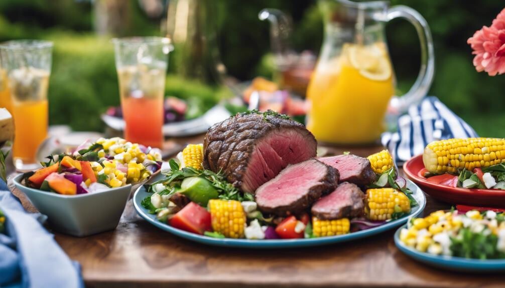 summer beef tenderloin sides