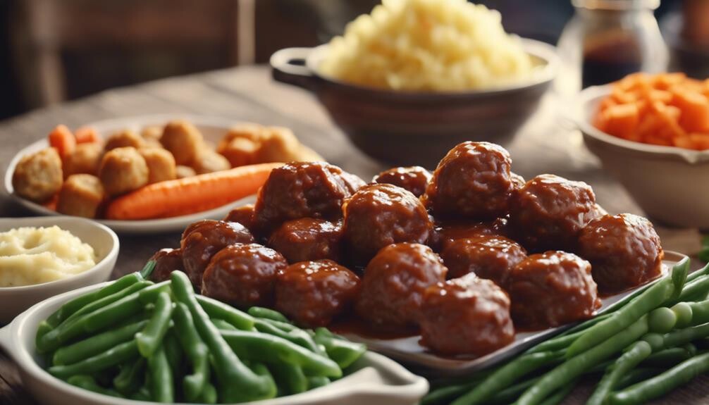 sweet meatball side dishes