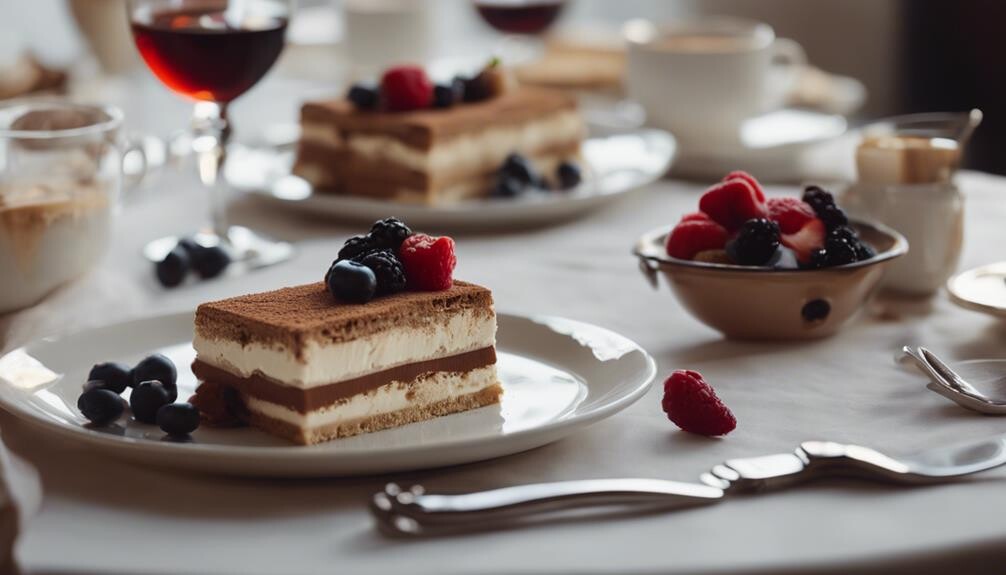 tiramisu serving suggestions list