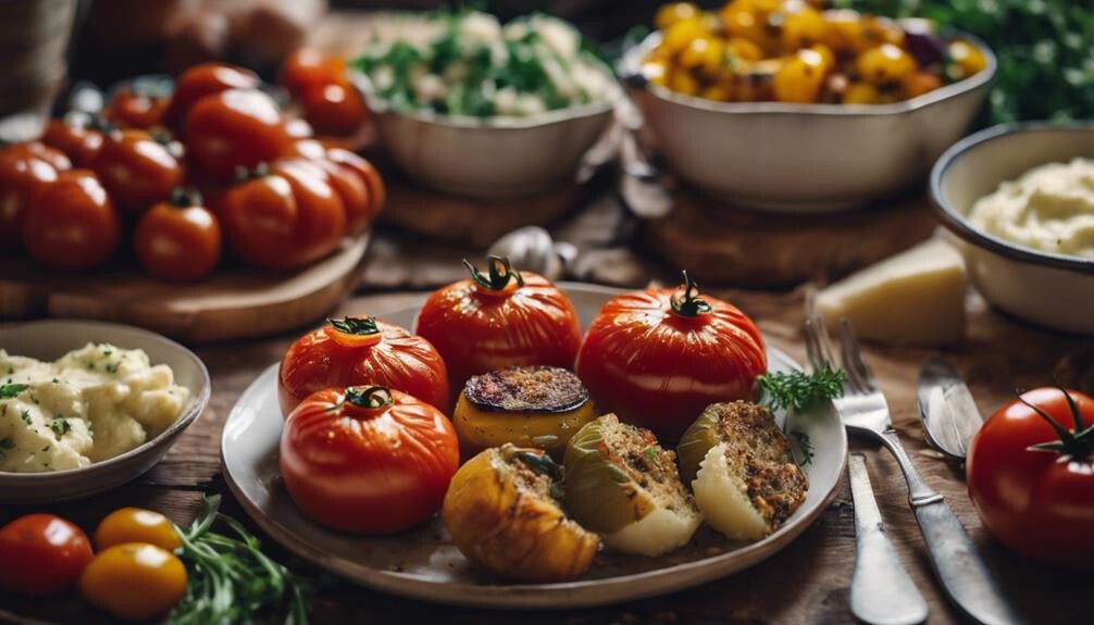 tomato stuffed side dishes