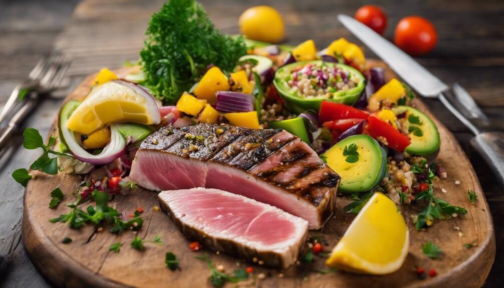 yellowfin tuna side dishes