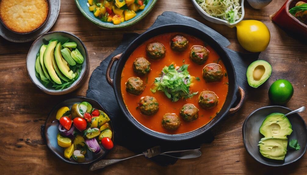 albondigas soup side dishes