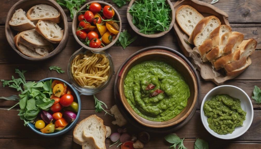 arugula pesto side dishes
