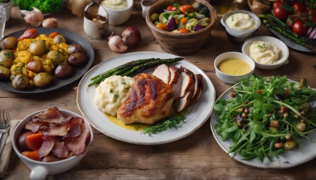 bacon wrapped chicken breast sides