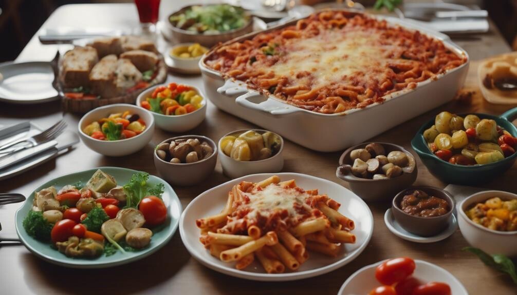 baked ziti party sides