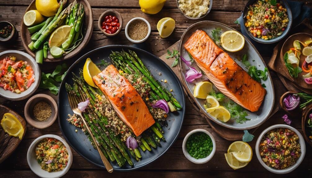 barbecued salmon side dishes