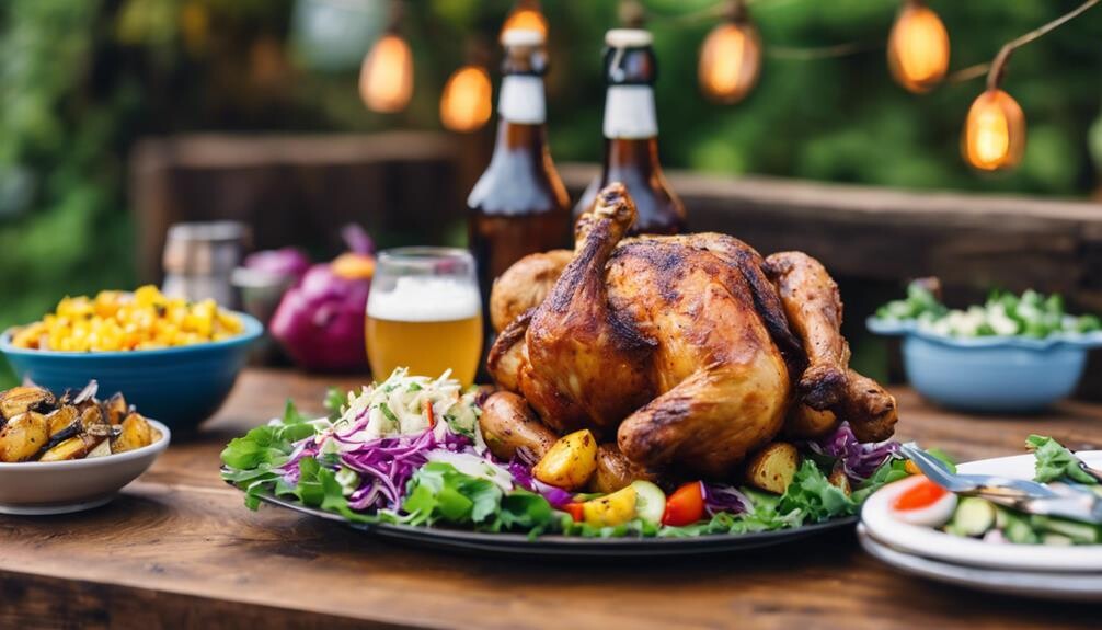 beer can chicken sides