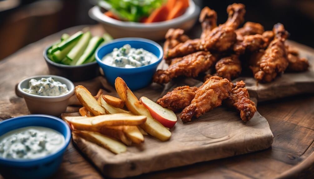 blue cheese dip pairings