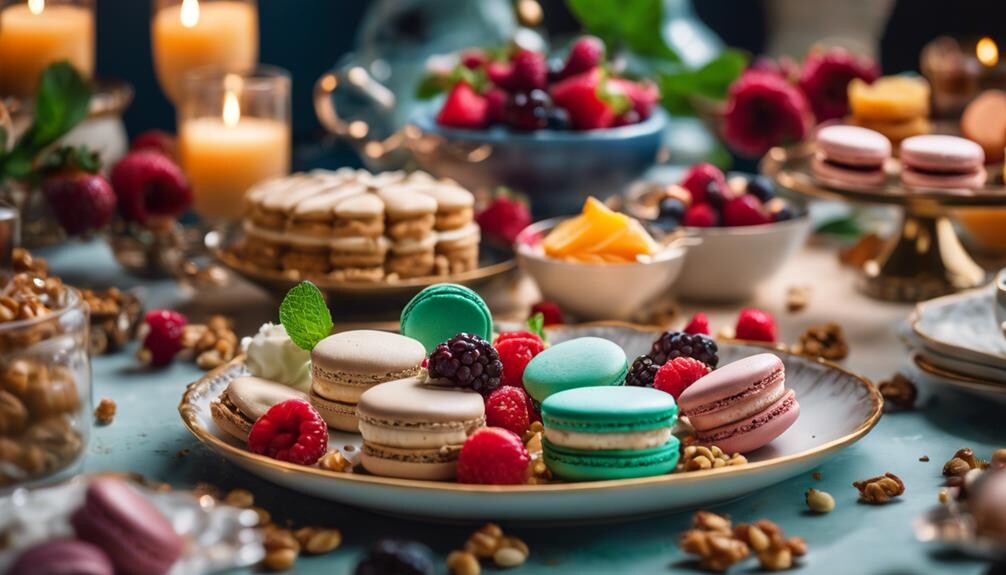 cake and ice cream accompaniments