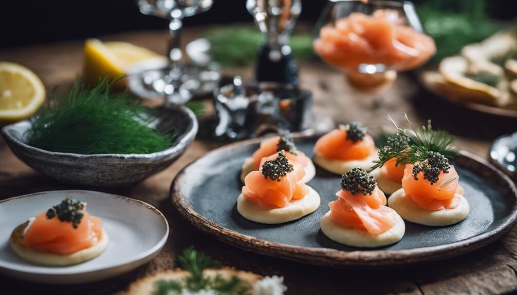 caviar and blinis pairings