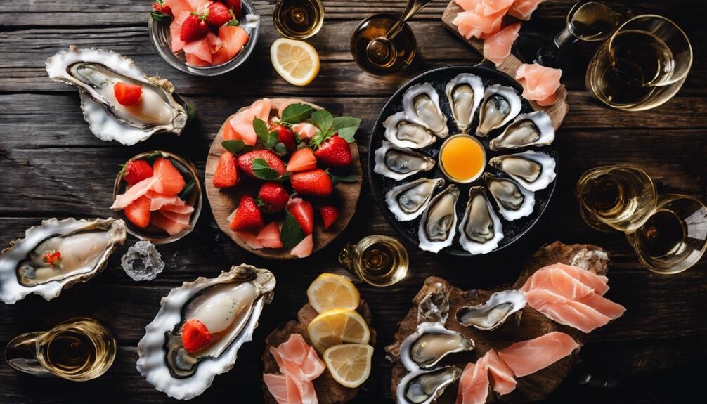 champagne pairing side dishes