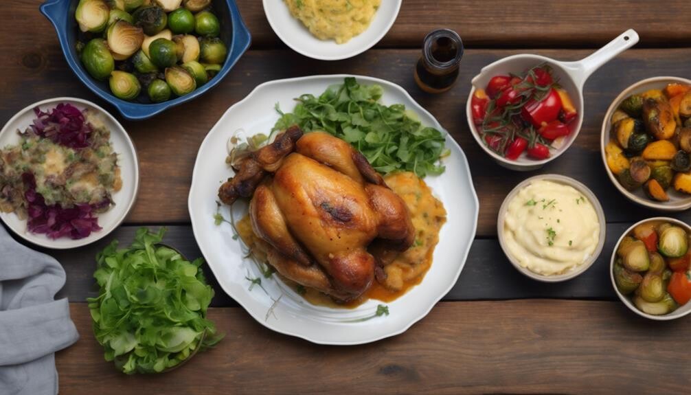 chicken confit side dishes