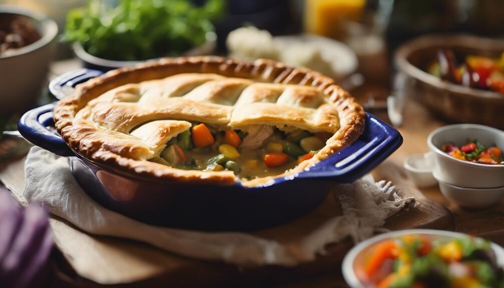 chicken pot pie casserole sides