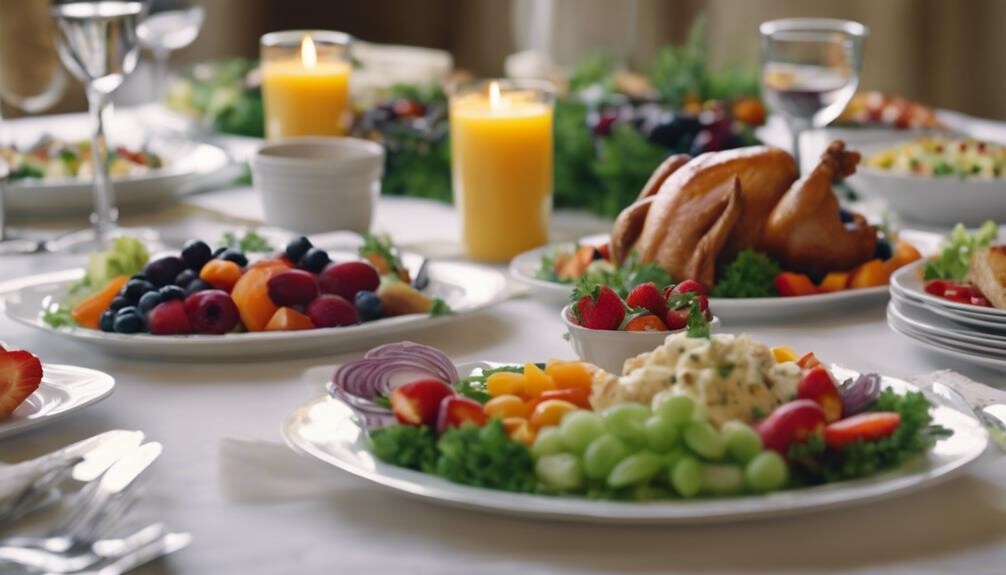 chicken salad luncheon sides