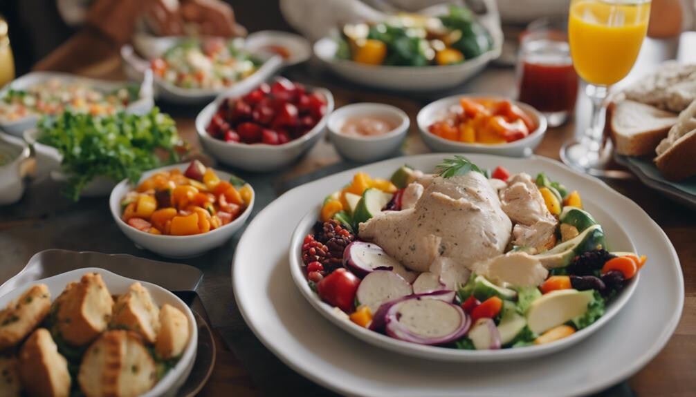chicken salad side dishes